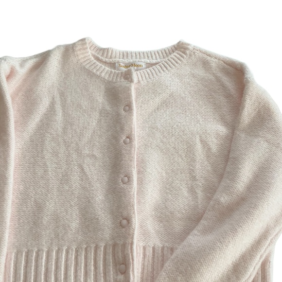 Sugar Moon Cardigan Button-Front Light Pink - Picture 5 of 14